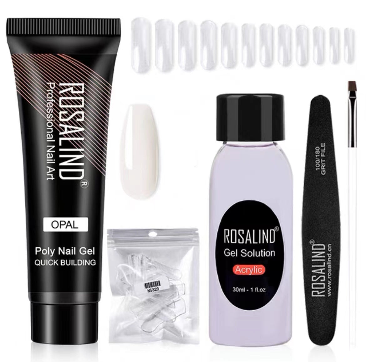 JMT-810698 Poly Nail Gel Manicure Set - Complete Nail Polish Kit for Stunning Nails