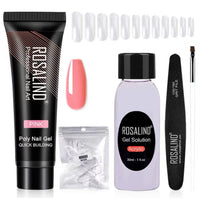 HKM-162963 Poly Nail Gel Manicure Set - Complete Nail Polish Kit for Stunning Nails
