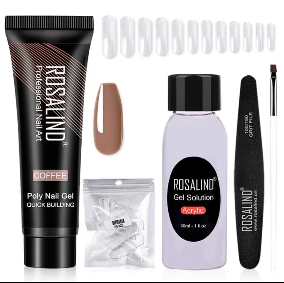 JMT-810698 Poly Nail Gel Manicure Set - Complete Nail Polish Kit for Stunning Nails