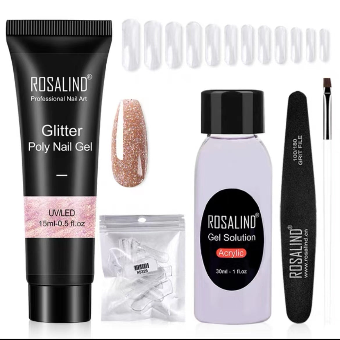 JMT-810698 Poly Nail Gel Manicure Set - Complete Nail Polish Kit for Stunning Nails