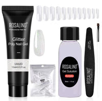 HKM-162963 Poly Nail Gel Manicure Set - Complete Nail Polish Kit for Stunning Nails