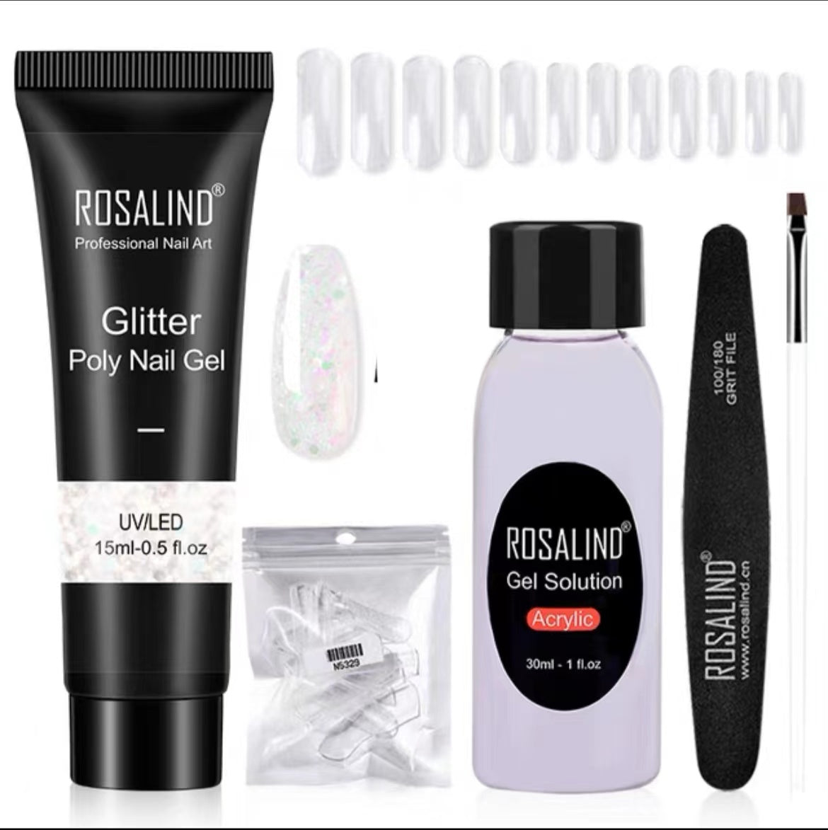 JMT-810698 Poly Nail Gel Manicure Set - Complete Nail Polish Kit for Stunning Nails