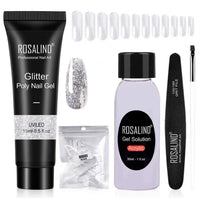 HKM-162963 Poly Nail Gel Manicure Set - Complete Nail Polish Kit for Stunning Nails