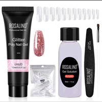 HKM-162963 Poly Nail Gel Manicure Set - Complete Nail Polish Kit for Stunning Nails