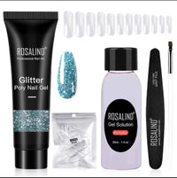 HKM-162963 Poly Nail Gel Manicure Set - Complete Nail Polish Kit for Stunning Nails