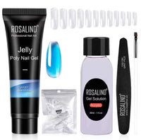 HKM-162963 Poly Nail Gel Manicure Set - Complete Nail Polish Kit for Stunning Nails