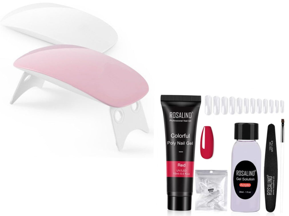 JMT-810698 Poly Nail Gel Manicure Set - Complete Nail Polish Kit for Stunning Nails