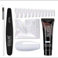 HKM-162963 Poly Nail Gel Manicure Set - Complete Nail Polish Kit for Stunning Nails