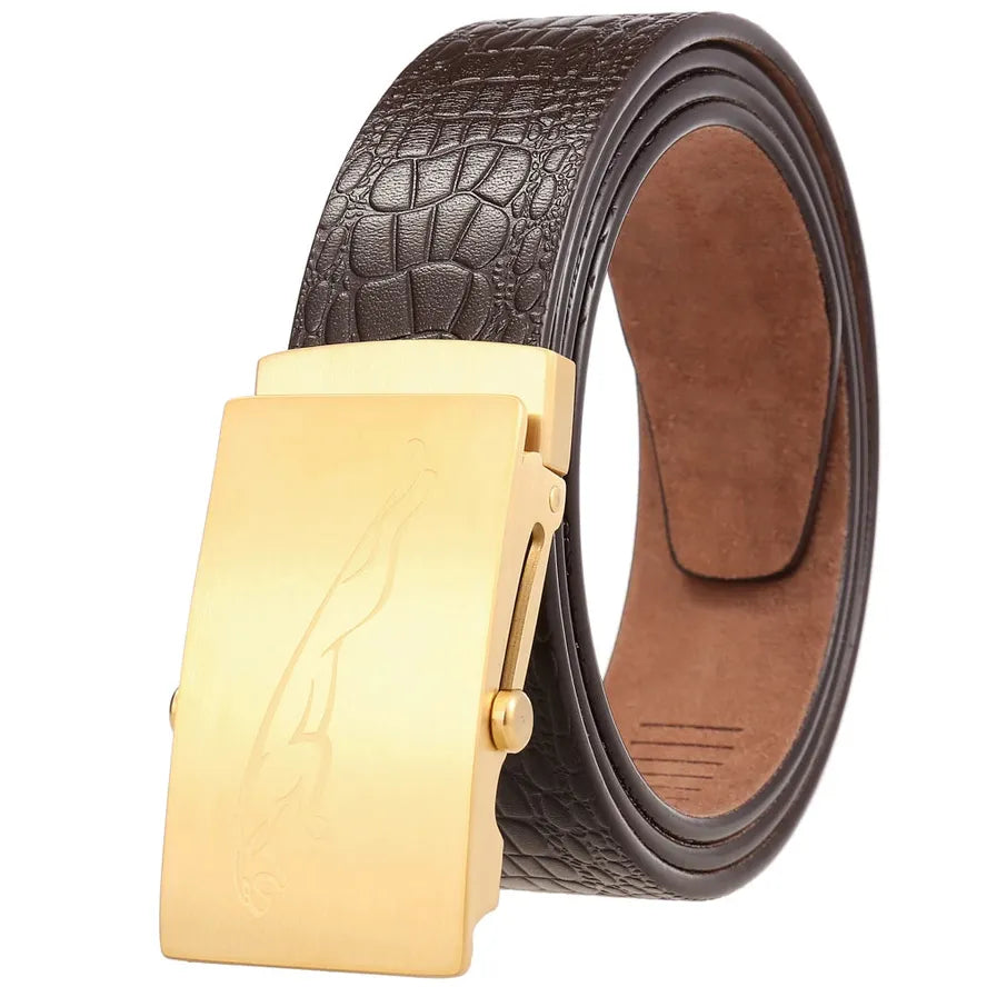 HKM-733907 Customizable Stainless Steel Men's Belt with Logo Option - Model LY36-61541-8
