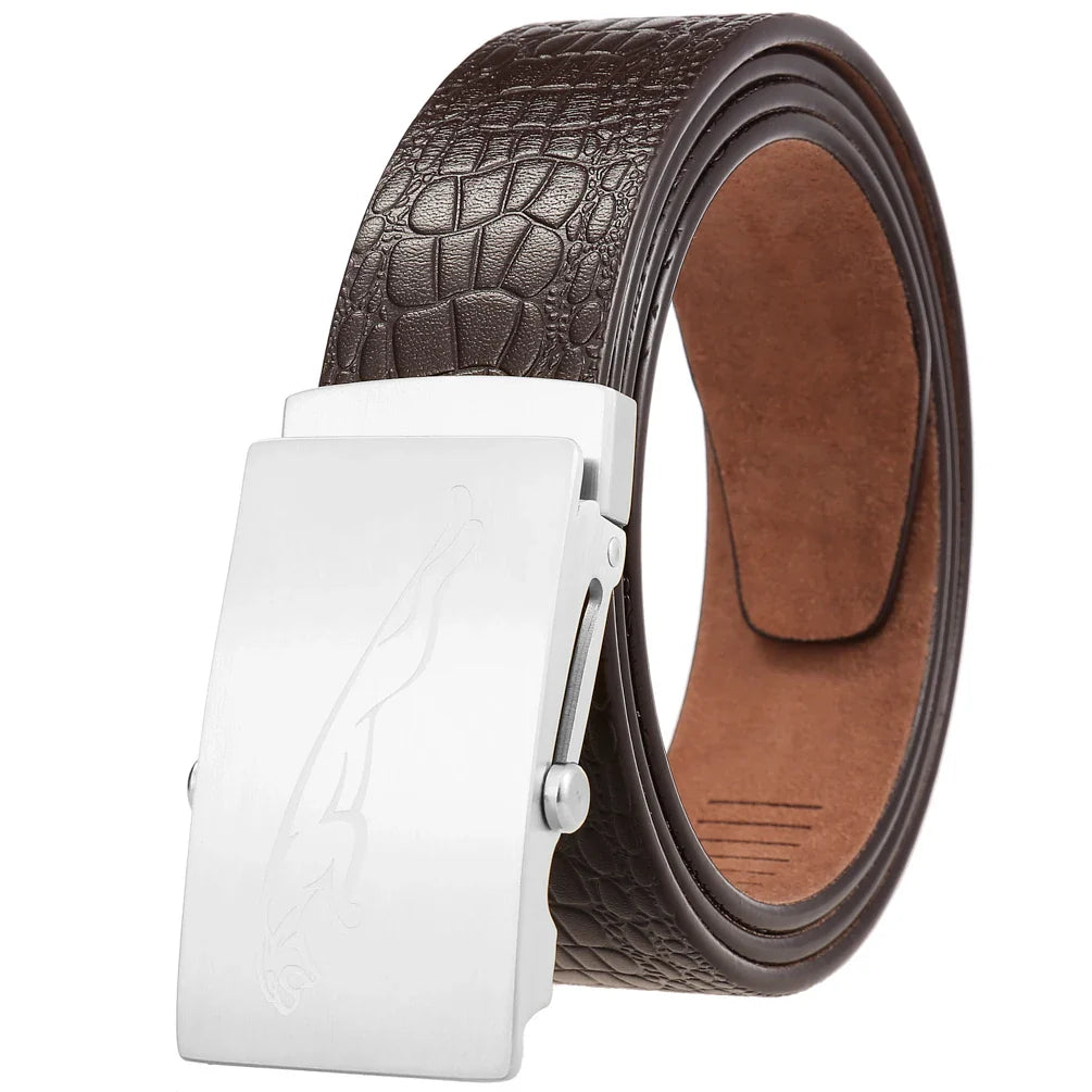 HKM-733907 Customizable Stainless Steel Men's Belt with Logo Option - Model LY36-61541-8