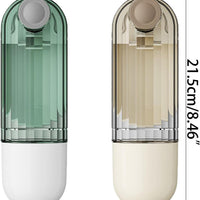 HKM-565267 Portable Leak-Proof Dog Water Bottle with Food Dispenser for Outdoor Activities