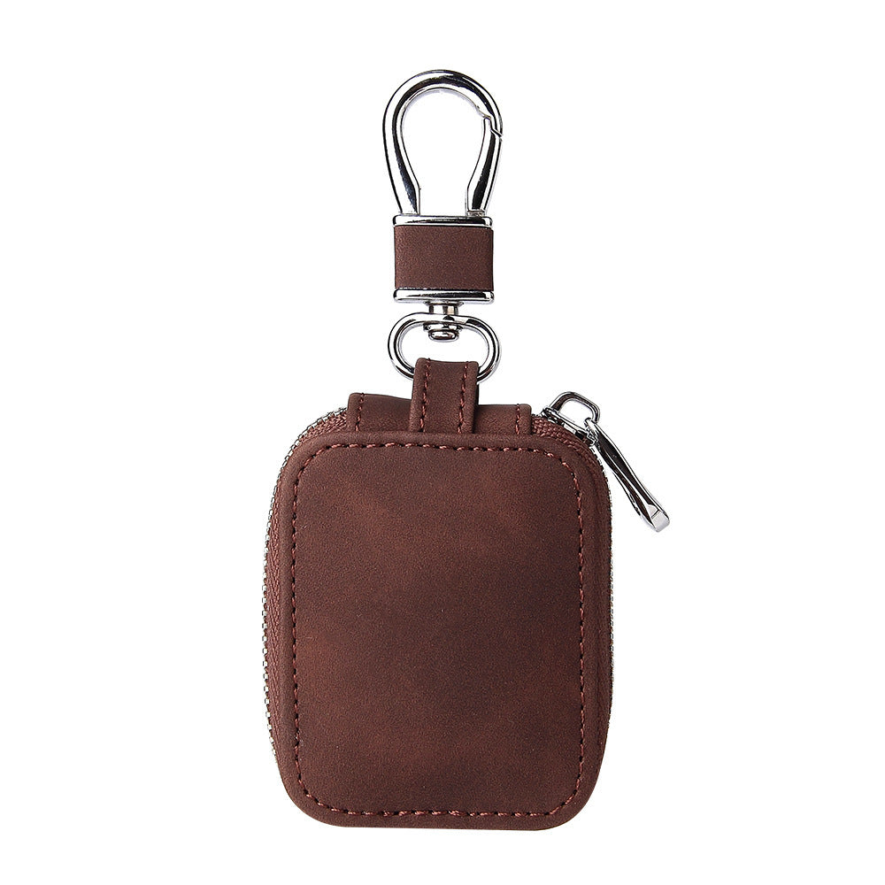 KTX-081171 Universal Clamshell Protective Case for Bluetooth Headsets - Faux Leather Headphone Cover