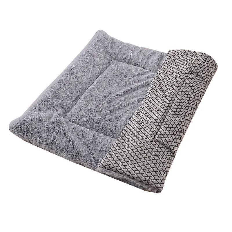 HKM-586003 Premium Washable Plush Dog Bed Mat and Cat Cushion – Soft, Dual-Purpose Mattress for Small, Medium, and Large Pets