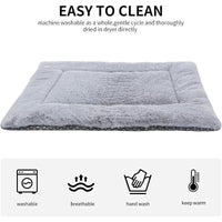 HKM-586003 Premium Washable Plush Dog Bed Mat and Cat Cushion – Soft, Dual-Purpose Mattress for Small, Medium, and Large Pets