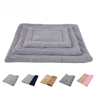 HKM-586003 Premium Washable Plush Dog Bed Mat and Cat Cushion – Soft, Dual-Purpose Mattress for Small, Medium, and Large Pets