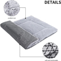 HKM-586003 Premium Washable Plush Dog Bed Mat and Cat Cushion – Soft, Dual-Purpose Mattress for Small, Medium, and Large Pets