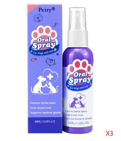 HKM-841619 Dog Dental Care Spray for Fresh Breath and Clean Teeth