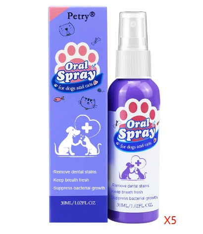 HKM-841619 Dog Dental Care Spray for Fresh Breath and Clean Teeth