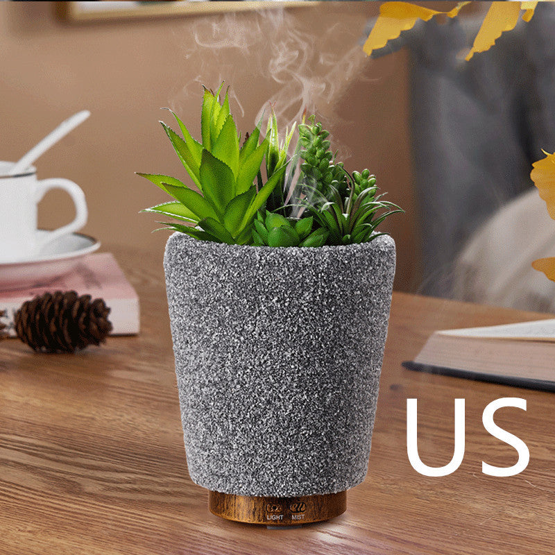 HKM-165715 Ultrasonic Aromatherapy Humidifier with Grey Design for Home Use - 10-20 Sq M Areas