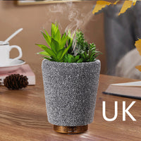 HKM-165715 Ultrasonic Aromatherapy Humidifier with Grey Design for Home Use - 10-20 Sq M Areas