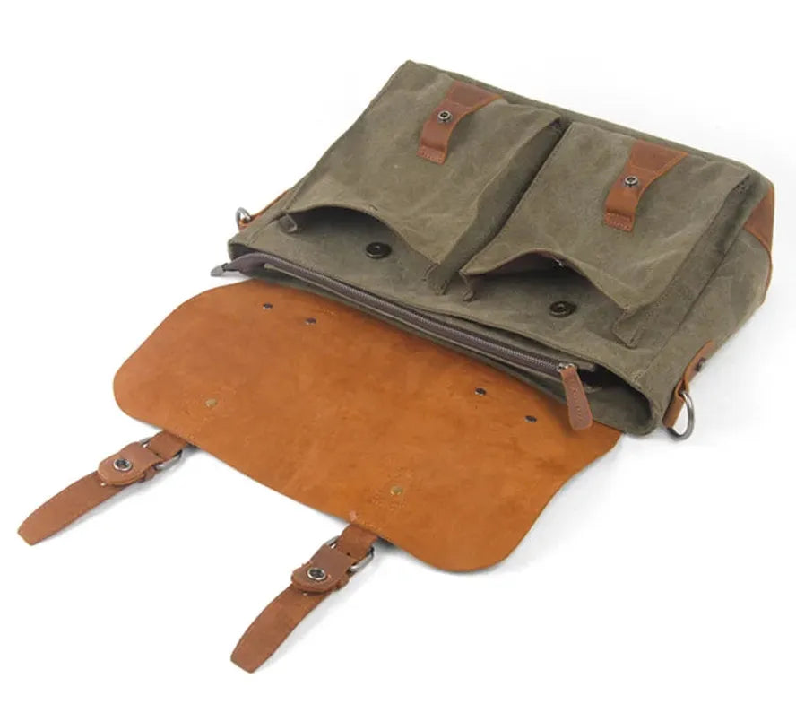 JMT-812938 Leather Laptop Briefcase Tote Bag for Men - Versatile and Stylish Office Bag