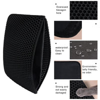 HKM-714771 Waterproof Double Layer Cat Litter Pad, Eco-Friendly EVA Cat Cleaning Mat for Easy Maintenance