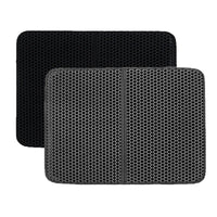 HKM-714771 Waterproof Double Layer Cat Litter Pad, Eco-Friendly EVA Cat Cleaning Mat for Easy Maintenance