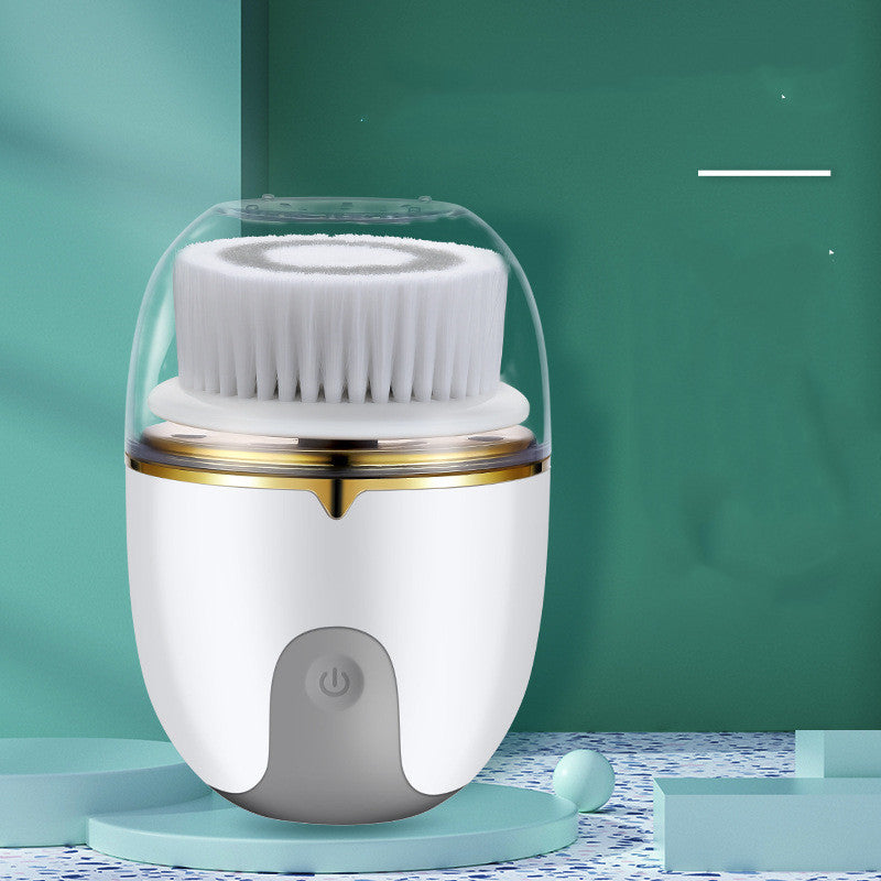 HKM-225619 Electric Cleansing Brush with Interchangeable Heads for Deep Skin Cleaning and Makeup Removal