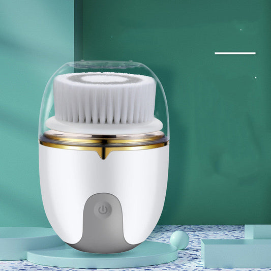 HKM-225619 Electric Cleansing Brush with Interchangeable Heads for Deep Skin Cleaning and Makeup Removal