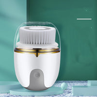 HKM-225619 Electric Cleansing Brush with Interchangeable Heads for Deep Skin Cleaning and Makeup Removal