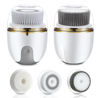 HKM-225619 Electric Cleansing Brush with Interchangeable Heads for Deep Skin Cleaning and Makeup Removal
