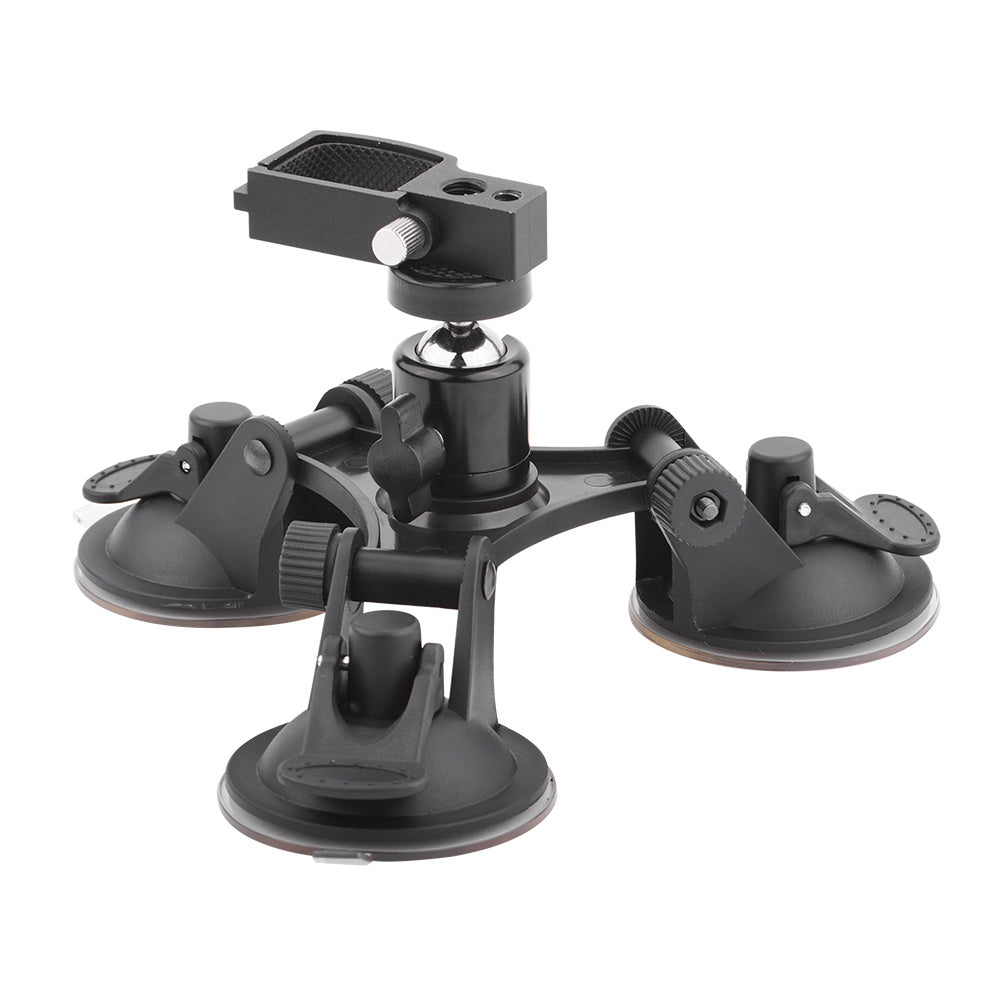 KTX-070163 Secure Suction Cup Camera Stabilizer with Adjustable Angle and 1/4 Inch Screw Adapter