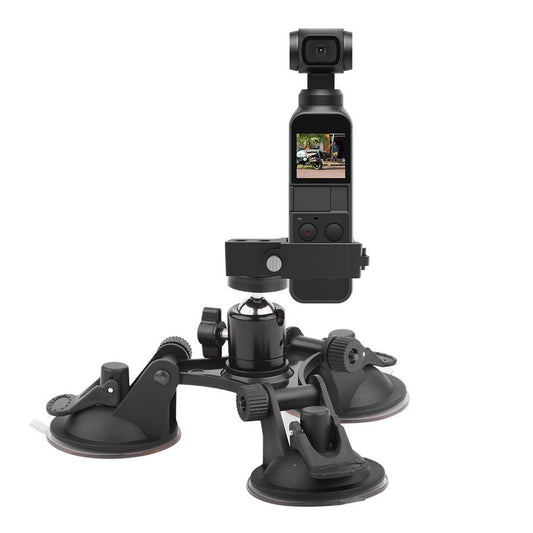 KTX-070163 Secure Suction Cup Camera Stabilizer with Adjustable Angle and 1/4 Inch Screw Adapter