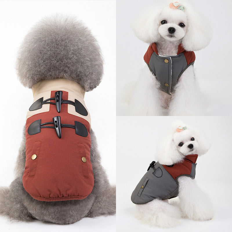 HKM-064915 Casual Cotton Vest with Horn Button for All Genders