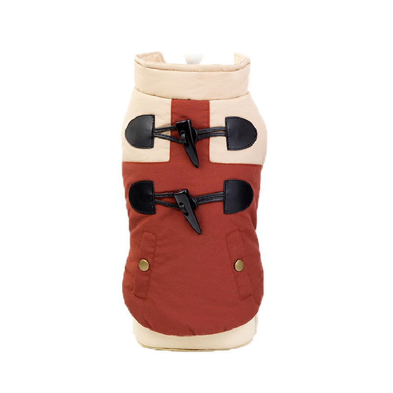 HKM-064915 Casual Cotton Vest with Horn Button for All Genders