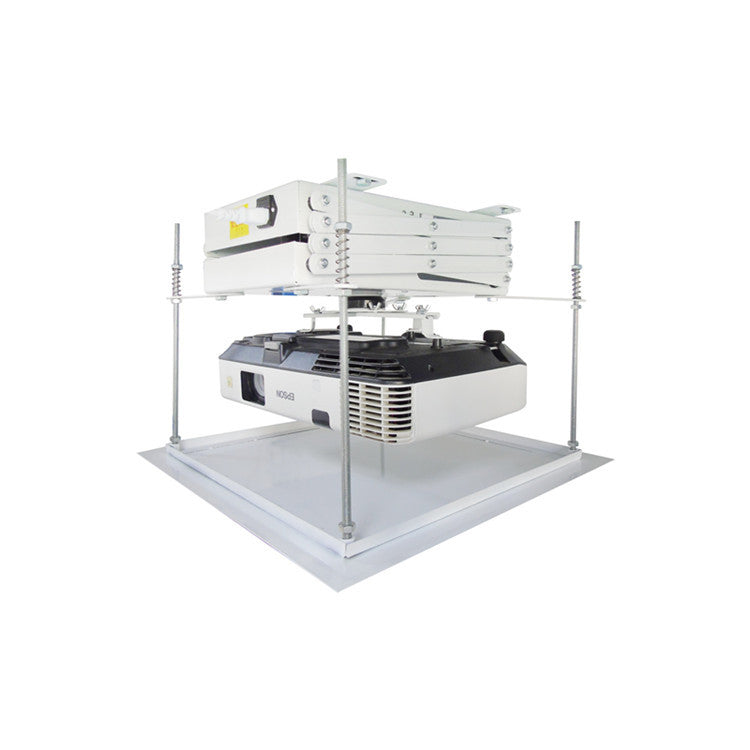 KTX-490003 Electric Lifting Projector Hanger with Ultra-Thin Chassis - 0.8m Travel, Wireless Remote Control, 10KG Load Capacity