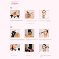 HKM-116435 Automatic Electric Makeup Brush - Foundation Brush for Effortless Application