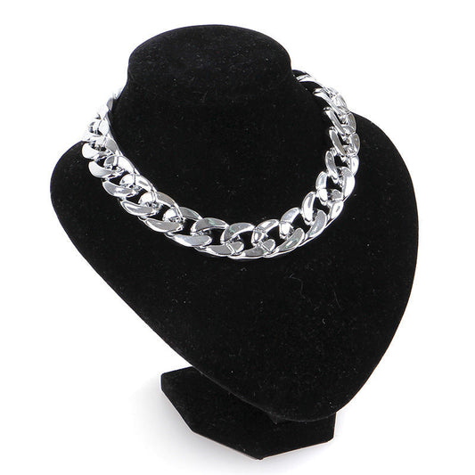 HKM-023059 Geometric Design Small and Medium Dog Collar in Silver and Gold for All Seasons