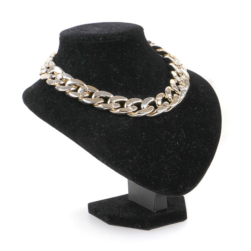 HKM-023059 Geometric Design Small and Medium Dog Collar in Silver and Gold for All Seasons