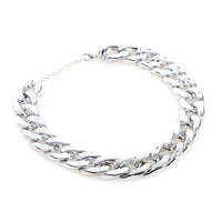 HKM-023059 Geometric Design Small and Medium Dog Collar in Silver and Gold for All Seasons