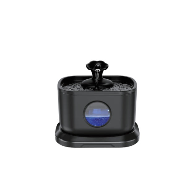 HKM-507283 Stainless Steel Pet Water Dispenser with Wireless Pump and Water Level Sensor, 2.5L Capacity