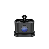 HKM-507283 Stainless Steel Pet Water Dispenser with Wireless Pump and Water Level Sensor, 2.5L Capacity