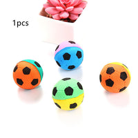 HKM-053011 Foam Marbles Cat Toy - Colorful 4cm Ball for Interactive Play