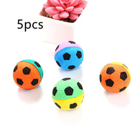 HKM-053011 Foam Marbles Cat Toy - Colorful 4cm Ball for Interactive Play