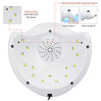 HKM-977875 LED Phototherapy Nail Lamp with On-Screen Sensor for UV/LED Gel Application