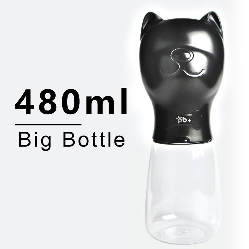 HKM-768275 Portable Pet Water Bottle with Drinking Cup for Dogs and Cats - Leak-Proof Design, Ideal for Outdoor Use