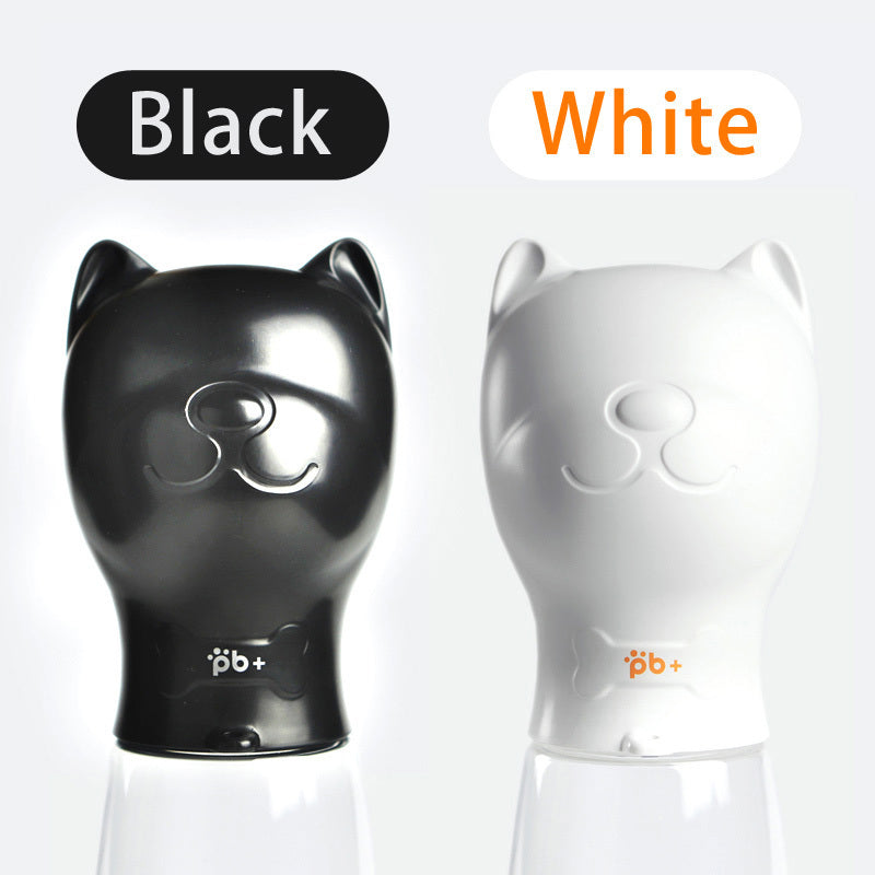 HKM-768275 Portable Pet Water Bottle with Drinking Cup for Dogs and Cats - Leak-Proof Design, Ideal for Outdoor Use