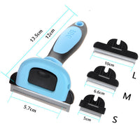 HKM-116115 Pet Hair Removal Comb for Dogs and Cats ¨C Reduces Shedding by 90%