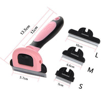 HKM-116115 Pet Hair Removal Comb for Dogs and Cats ¨C Reduces Shedding by 90%