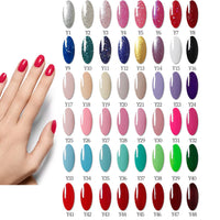 HKM-468243 80W Nail Phototherapy Lamp Set with Gel Nail Polish in 20 Colors and Base/Top Coat